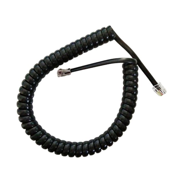 Moyic Amplia aplicación con buena elasticidad - Cable duradero para suministros telefónicos Accesorios para teléfonos Teléfono y Comunicación negro 4 núcleos 2 metros