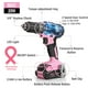 thumbnail image 3 of Taladro inalámbrico WORKPRO 20V rosa 2.0Ah con cargador, 3 of 8