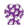 thumbnail image 6 of JUMEYU Halloween Toddler Pajamas Girl Boys Pajama Set Kids Long Sleeve Printed Sleepwear for Kids Nightwear Pjs Set 2T 3T (Purple,2-3 Years), 6 of 9