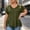 Army Green, variant on Women's Plus Size V-Neck T-Shirt, Short Sleeve with Crisscross Cutout Details, Casual Slimming Tee Purple XXL