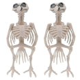 thumbnail image 1 of 2 Pcs Mini Figurine Halloween Animal Skeleton Halloween Skeleton Props Halloween Skeleton Decorations, 1 of 4
