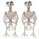 thumbnail image 1 of 2 Pcs Mini Figurine Halloween Animal Skeleton Halloween Skeleton Props Halloween Skeleton Decorations, 1 of 4