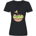 thumbnail image 3 of Inktastic Nachos Partying in Guacamole Women's V-Neck T-Shirt, 3 of 5