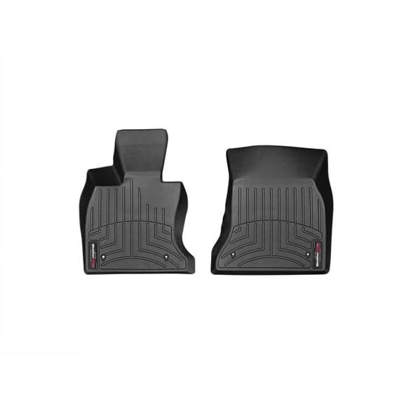 WeatherTech Custom Fit FloorLiners compatible with 2014-2017 BMW 5-Series Gran Turismo - 1st Row (Driver & Passenger), Black