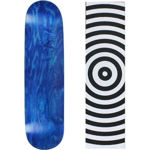 Tabla de skateboard Moose 7.63" Azul Maple Canadiense con lija