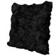 thumbnail image 4 of Funda de almohada de satén con flores, sofá, silla, funda de almohada, funda de cojín decorativa para el hogar, color negro seitruly HA7457-05B, 4 of 6