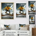 thumbnail image 4 of Designart "Stories of Skateboarding" Sports Floater Framed Canvas Print, 4 of 7