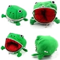 thumbnail image 4 of Soft Plush Green Frog Coin Bags Plush Toys Change Money Purse for Kids Gifts Keys Earphone Organizer Storage Bags Frog Wallet, 4 of 6