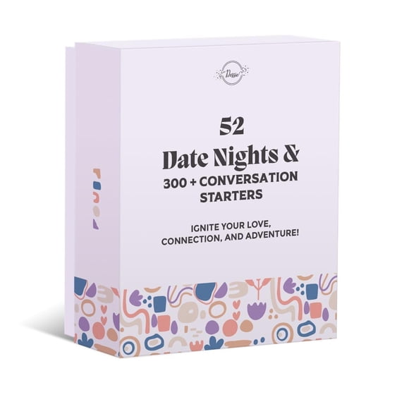 Juego de cartas Date Night Box Dessie 52 Ideas para citas abiertas