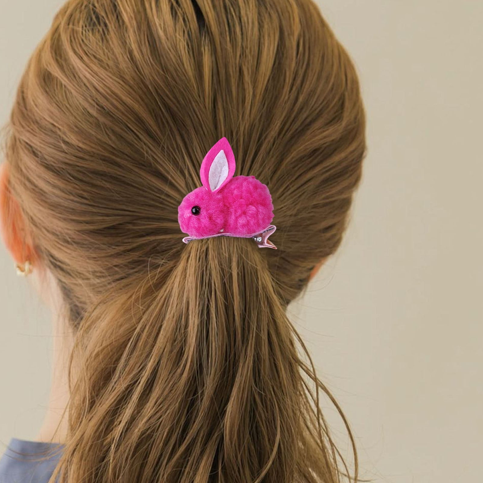 Pinces à Cheveux Oreilles De Lapin – Barrettes Décoratives De Pâques – Design Doux Et Réglable – Pour Enfants Et Filles – 13,5 X 9 Cm – Colori Vifs