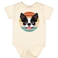 thumbnail image 3 of Inktastic Boston Terrier Dog Retro Sunset Boys or Girls Baby Bodysuit, 3 of 5