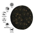 thumbnail image 4 of Logiee Gold Spiders And Cobwebs Print Spare Tire Cover, Universal Wheel Protectors,Waterproof Dust-Proof UV Sun Wheel Tire Cover,Fit for SUV, RV, Travel Trailer, Truck-17 inch, 4 of 6