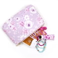 thumbnail image 4 of Hi Peach Layne, Mother's Day Gift, Purple Floral Large Zipper Pouch, 4 of 8