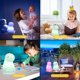 thumbnail image 5 of Luz de noche para niños de dinosaurio, luz de noche de silicona recargable con sensor táctil para habitación de bebés y niños, 5 of 5