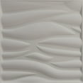 thumbnail image 5 of Ekena Millwork 19 5/8"W x 19 5/8"H Serina EnduraWall Decorative 3D Wall Panel, UltraCover Satin Blossom White (12-Pack for 32.04 Sq. Ft.), 5 of 6