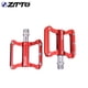 thumbnail image 3 of Soidarity ZTTO 1 par de aleación de bicicleta de pedales planos de acero eje 32 picos pedales de bicicleta ciclismo reemplazo de piezas de ciclo Ciclismo Rojo Soidarity OD002852-02B, 3 of 6