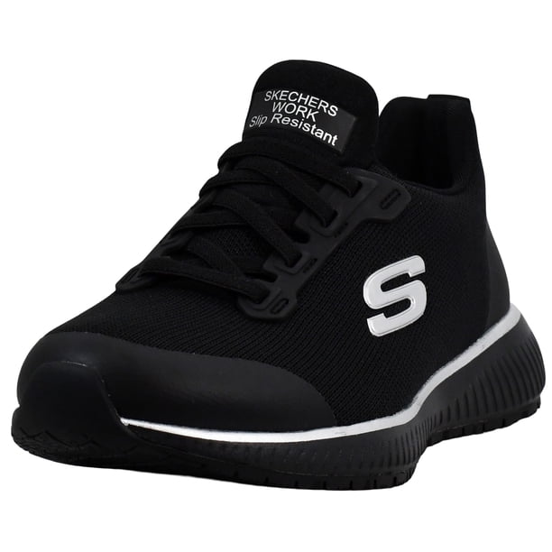 Zapato para Servicio de Alimentos Skechers Squad SR para Mujer Negro Talla 9 M US