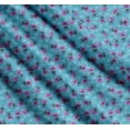 thumbnail image 3 of Soimoi Blue Cotton Voile Fabric Buttercup Floral Print Fabric by the Yard 42 Inch Wide, 3 of 7