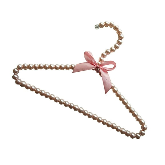 Scarf Beaded Beaded Suit Hanger Pink