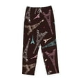 thumbnail image 4 of Balery Eiffel Tower print Women's Pajama Pants,Ultra Lightweight Pjs,Lounge Pant-Medium, 4 of 9