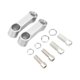 thumbnail image 2 of Extensión de espejo para motocicleta Accesorios para motocicleta Bloque de espejo Placas base Plata, 2 of 9