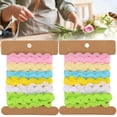 thumbnail image 3 of Color Zigzag Ribbon Color Ribbon Zigzag Lace Ribbon Color Wave Ribbon 2Pcs Color Zigzag Ribbon DIY Hand Made Material Cloth Hair Accessories Sewing Decoration 8mm, 3 of 8