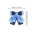 thumbnail image 2 of INSPIRE CHIC Women's Bowknot Ribbon Bow Brooch Elegant Blue Pin Bow Tie for Wedding Ceremony Light Blue, 2 of 4