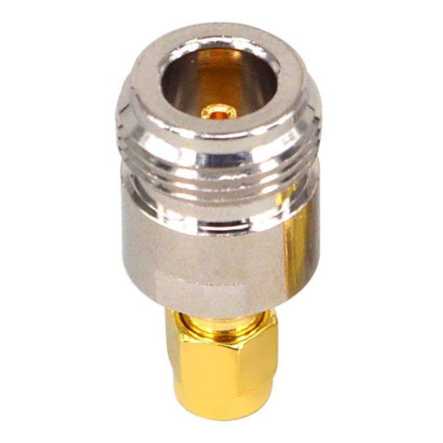 Inteprter Conector N a SMA Adaptador coaxial RF Tipo Convertidor N-SMA Teléfono y Comunicación PC 1