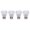 Blue, variant on 4Pcs Small Car LED Ambient Lamp Car Cigarettes Lighter USB Atmosphere Light