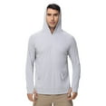 thumbnail image 4 of Men's UPF 50+ Swim Shirts, Long Sleeve Sun UV Protection Water Rash Guard, Lightweight Cool Dry Fishing T-Shirt, 4 of 9