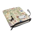 thumbnail image 2 of HELLHERO 1pcs Book Sleeve Protector Pouch with Pocket Classic Book Storage Bag with Washable for Books Lovers Book Cover Carrying Case Floral, 2 of 8