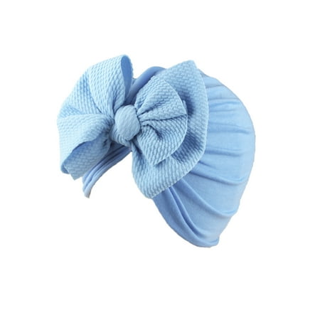 

Baby Hat Floral Solid Cap Beanie Bowknot Headband Headwear Accessories Sun Hat Brown One Size