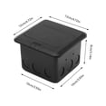 thumbnail image 3 of Pop-Up Floor Sockets, Black Pop Up Floor Outlet Sockets, 2PCS 20A Hidden Sockets for Study Rooms, Offices, Living Rooms, Conference Rooms USB Interfaces, 3 of 13