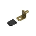 thumbnail image 3 of Uxcell L Shape w Hole Shelf Support Bracket Peg Steel Copper Tone 20 Pack, 3 of 4