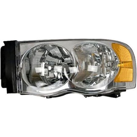 Left Driver Side Headlight Assembly - Compatible with 2002 - 2004 Dodge Ram 1500 (Also Fits 2002 Late Design Models) 2003