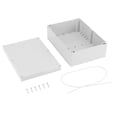 thumbnail image 1 of XYCCA 263*185*95mm Water resistant White Plastic Enclosure Project Case DIY Junction Box-082204, 1 of 5