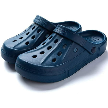 Men Women Clogs Garden Shoes Mesh Slippers Sandals Lightweight Slip On ...