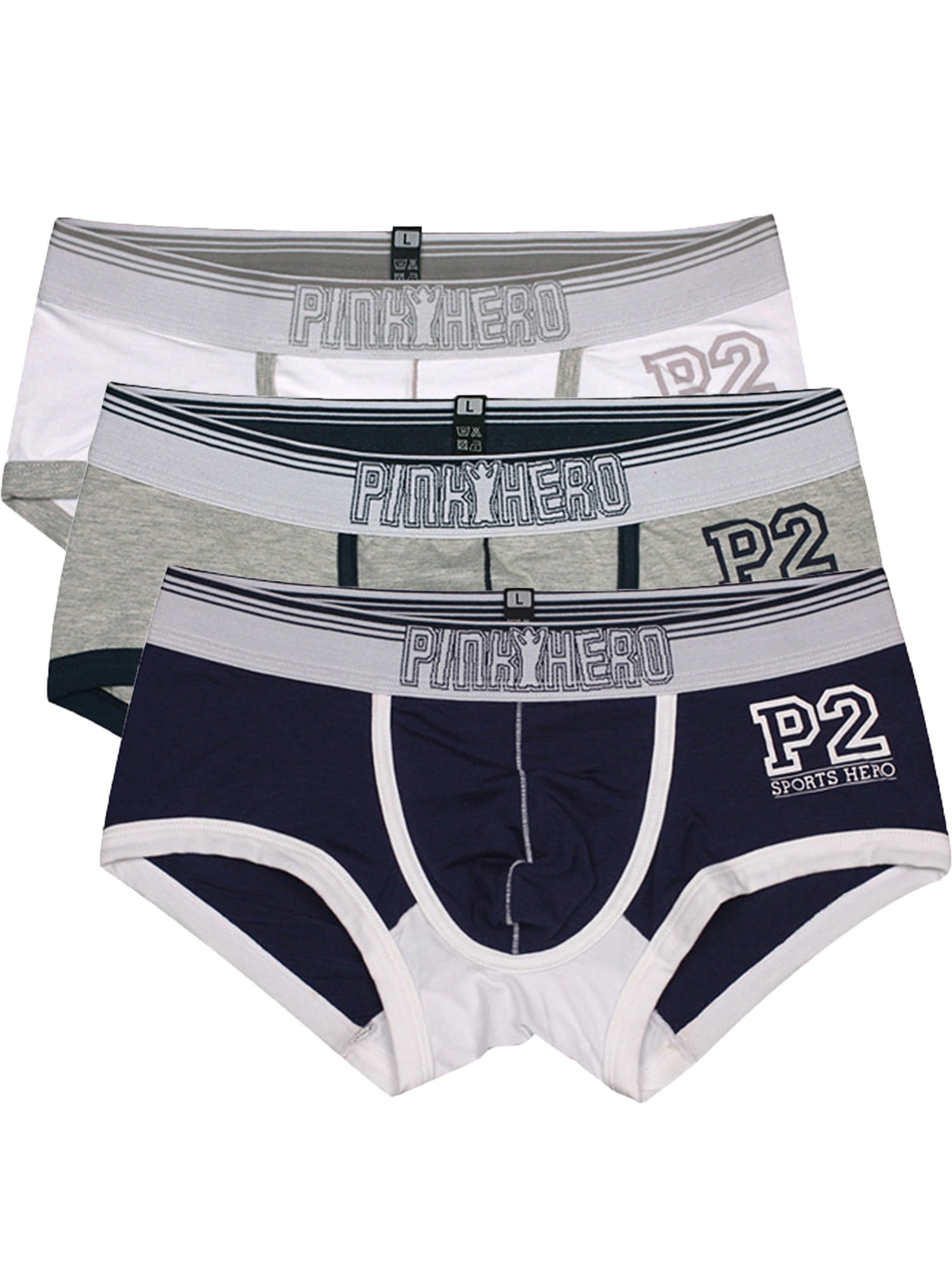 Silk Boxer Shorts Men Underwear Underpants Soft Briefs Trunk Rose Gray S M L 