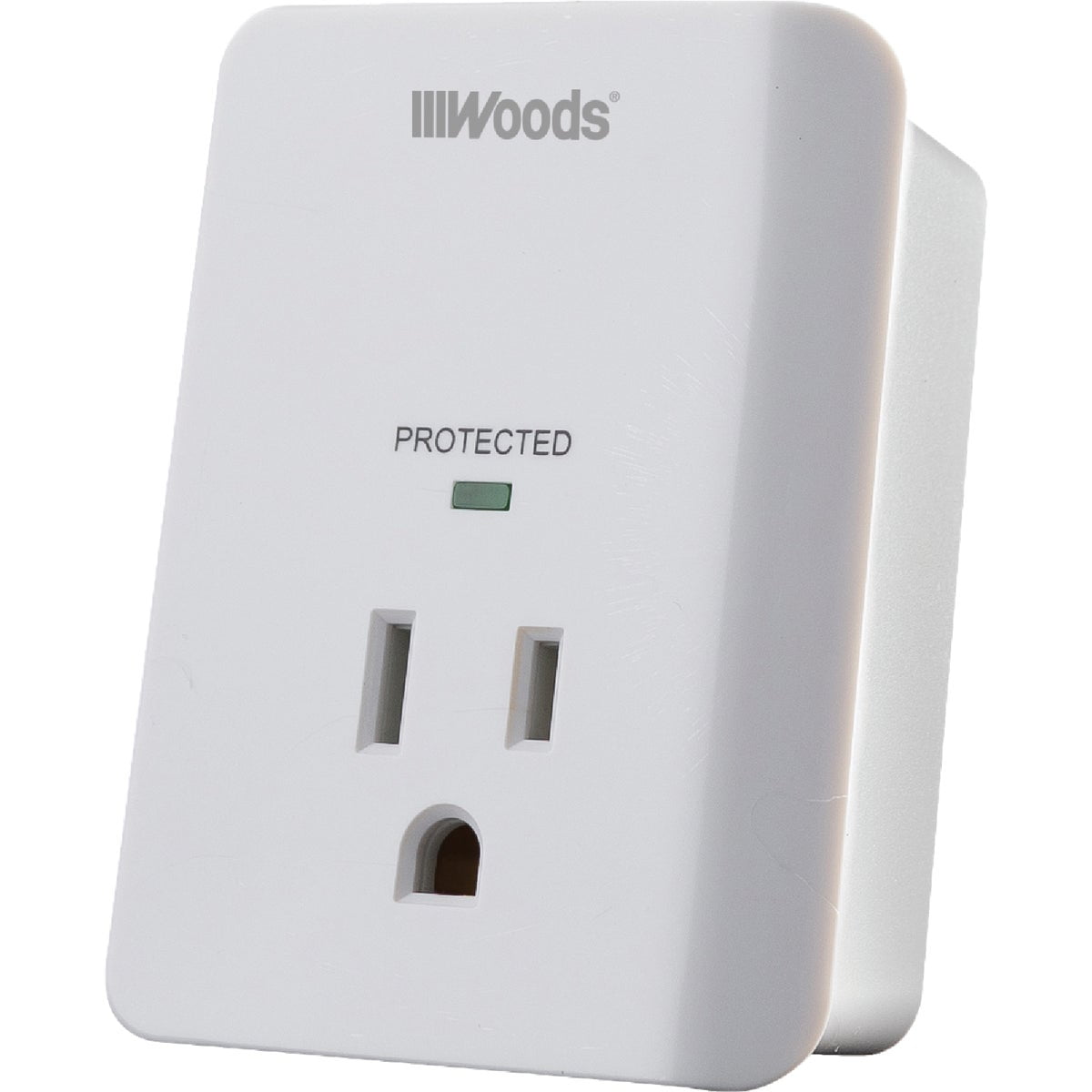 Woods 1-Outlet Appliance Surge Protector with LED Indicator Light 41008 - 125V, 1080W - Single Piece