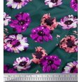 thumbnail image 1 of Soimoi Rayon Fabric Flower Artistic Print Fabric by The Yard 56 Inch Wide, 1 of 3