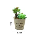thumbnail image 2 of Se utiliza para decorar su hogar u oficina: plantas en macetas suculentas artificiales realistas, 2 of 5