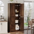 thumbnail image 4 of AKDSteel Armoire de Garde-Manger de Cuisine, Armoire de Rangement Blanche de 70 Po de Hauteur avec Portes et Tablettes Ajustables, 4 of 8