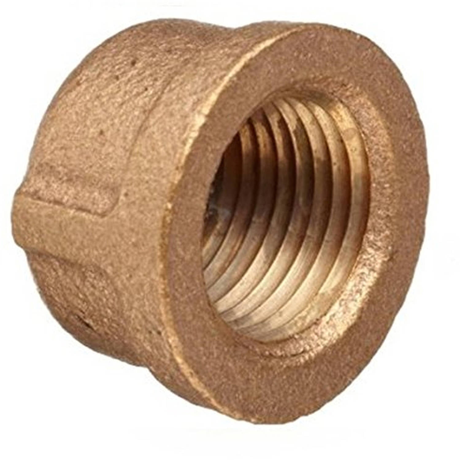 1-1/2" Brass Cap Fitting Plumbing Thread 