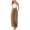 Coffee, variant on REDARER Girls Linen Blend Wide Leg Pants, Loose Drawstring Waist Beach Trousers with Pockets for Everyday Wear,14-15 Years