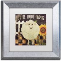 Trademark Fine Art "Vermont Farms IV" Canvas Art by Color Bakery White Matte, Silver Frame