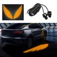 thumbnail image 3 of Ovzne Car Rearview Mirror Welcome Light Wing Angel Wing Projection Light Carpet Light Universal On Clearance, 3 of 5