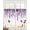 Purple, variant on Purple Spring Botanical Sheer Curtains 45 Inch Length 2 Panels Set for Living Room/Bedroom, Weeping Eucalyptus Butterfly Kitchen Curtains Grommet Semi-Sheer Curtains Window Treatments 42"x45"x2