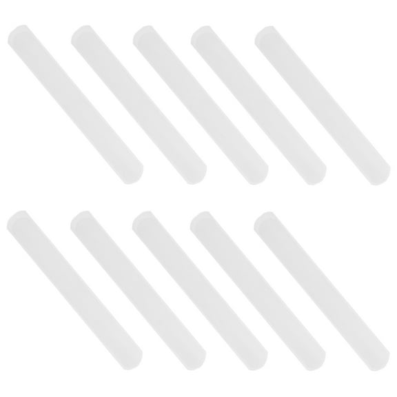 USHOBE 24Pack Party Slap Bracelets for Kids Circular White PVC for Game Activities