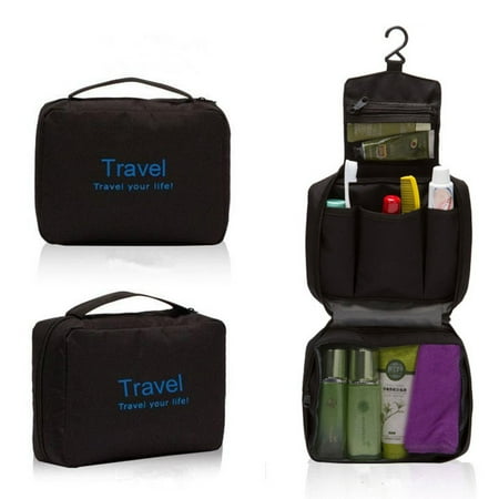 Mens Travel Hanging Toiletry Wash Shower Bag Organizer Kit Case Carry Tote Black Blue Special Today Mens Travel Hanging Toiletry Wash Shower Bag Organizer Kit Case Carry Tote Black Blue Special Today