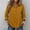 Yellow, variant on Womens Summer Tops 3/4 Sleeve Regular Fit Clothing Womens Blouses Dressy for Shopping and City Stroll S-2XL